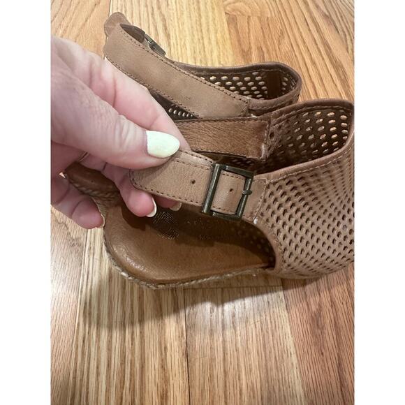 Eric Michael Espadrille Platform Heels Size 40 - Picture 6 of 6